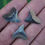 Thumbnail: Glossy Colorful Bull Shark Teeth (3) Fossilized - Florida River