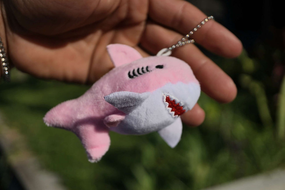 Thumbnail: Shark Plushie Keychain 🎨 (3 colors!) 🦈