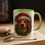 Miniatura: Beagle in Santa Hat Mug, Christmas Mug, Pet Lovers Gift