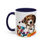 Thumbnail: Beagle Mum Accent Coffee Mug - Dog Lover Gift, Pet Owner Mug