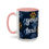 Miniatura: Personalizable Beagle Paw Print Accent Coffee Mug
