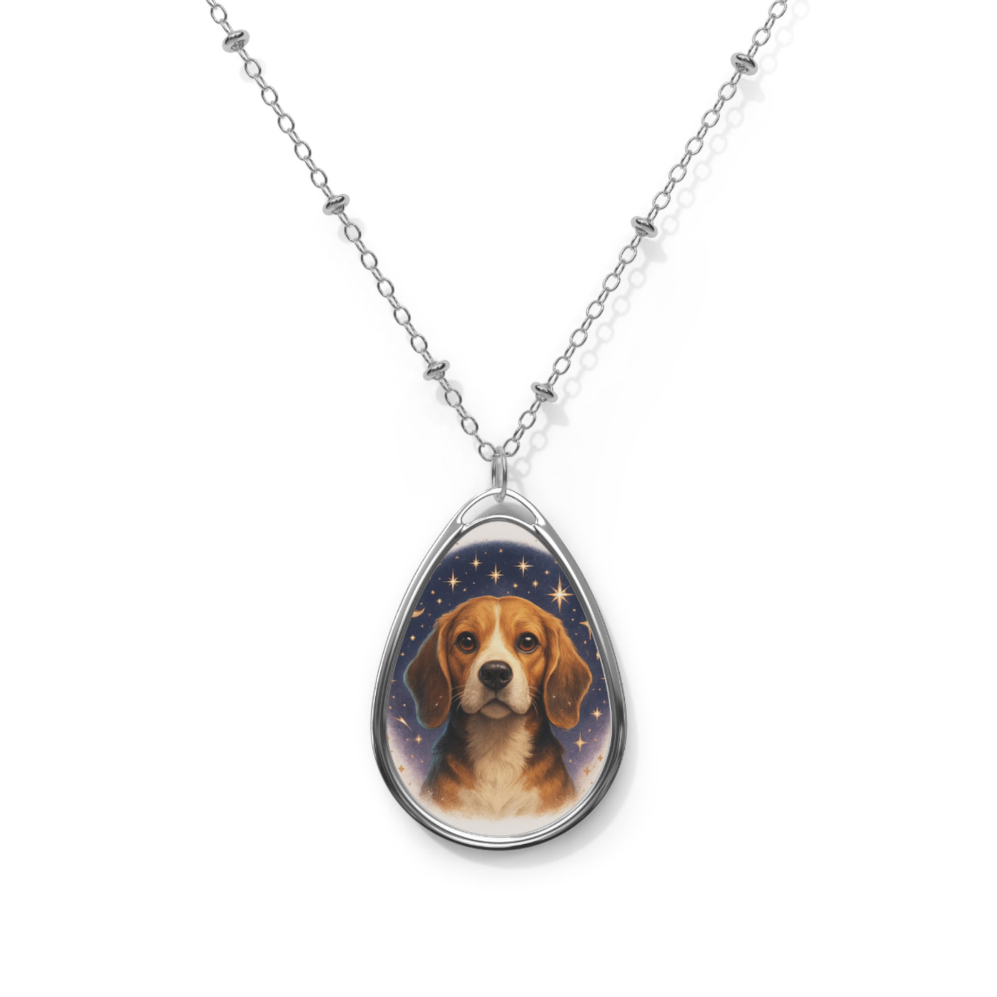 Personalized Dog Portrait Necklace