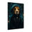 Miniatura: Dapper Dog Canvas Print with Holiday Flair, Animal Decor