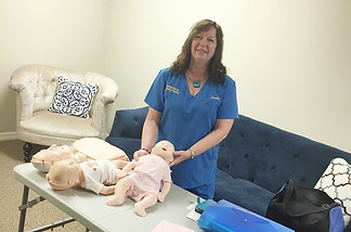 Infant and Child CPR and Safety Training class at The Nest, Lakeland