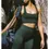 Thumbnail: Move Criss Cross Crop - Forest Green