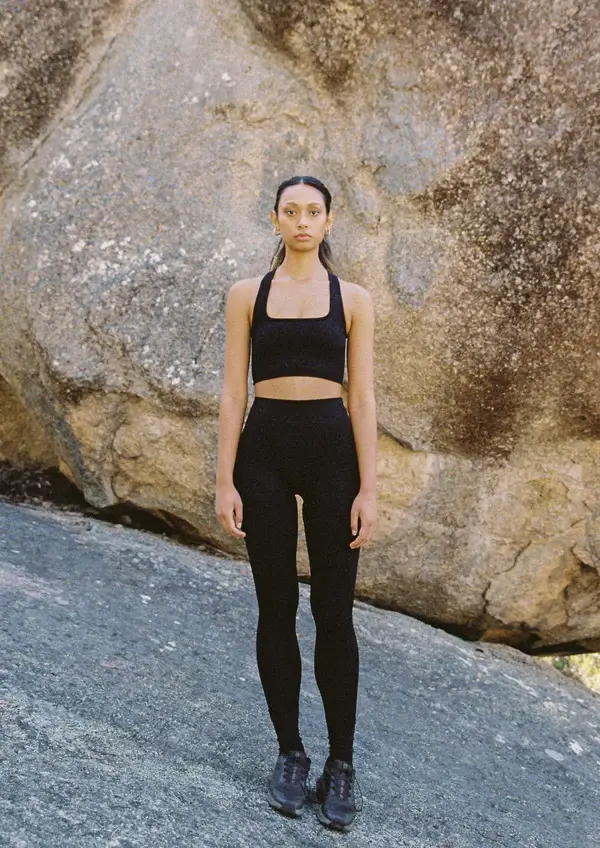 Thumbnail: Move Criss Cross Crop - Black
