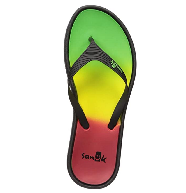 sanuk rasta flip flops