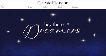 Celeste Eismann - Author Website Creation