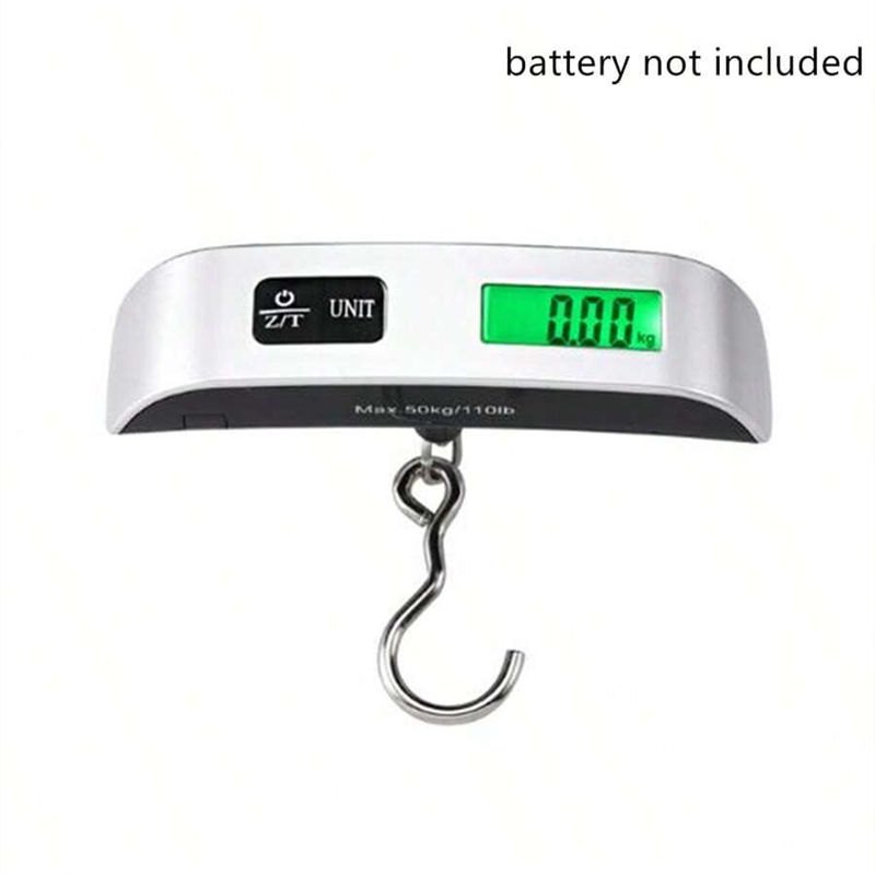 Thumbnail: Portable Scale Digital LCD Display 110lb/50kg Electronic Luggage Hanging Suitcas