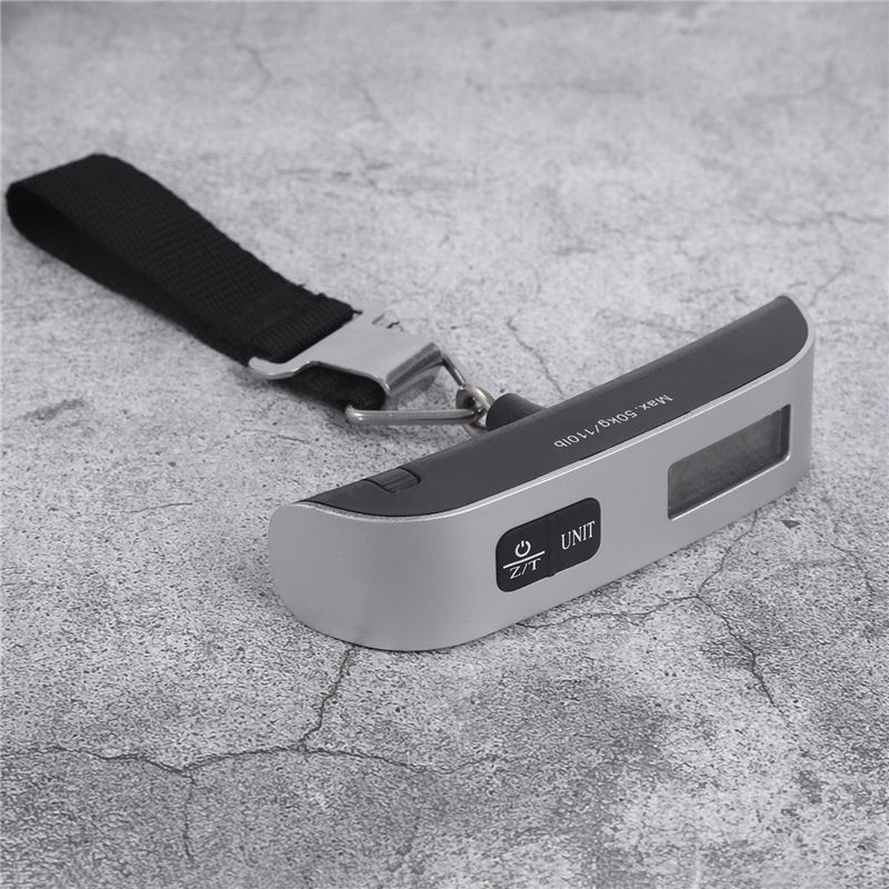 Thumbnail: Portable Scale Digital LCD Display 110lb/50kg Electronic Luggage Hanging Suitcas