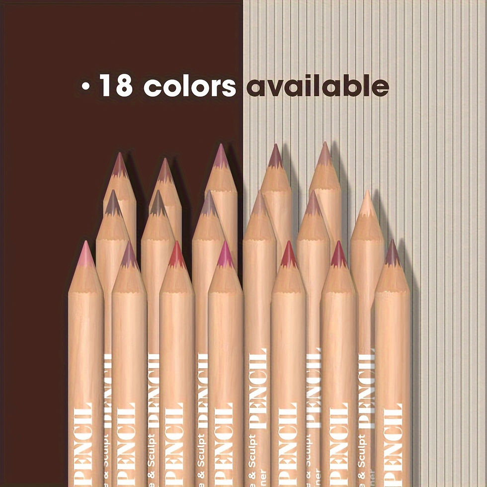 Thumbnail: 6pcs Velvet Matte Lip Liner Pencils Set Long-Lasting Non-Drying Perfect for Lini