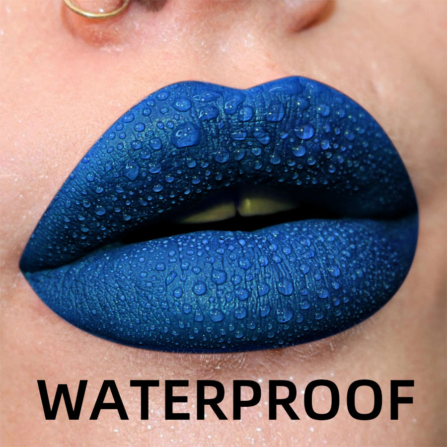 Thumbnail: 19 colors Matte Velvet Lip Gloss Waterproof Liquid Lipstick Nude Black Lips tint