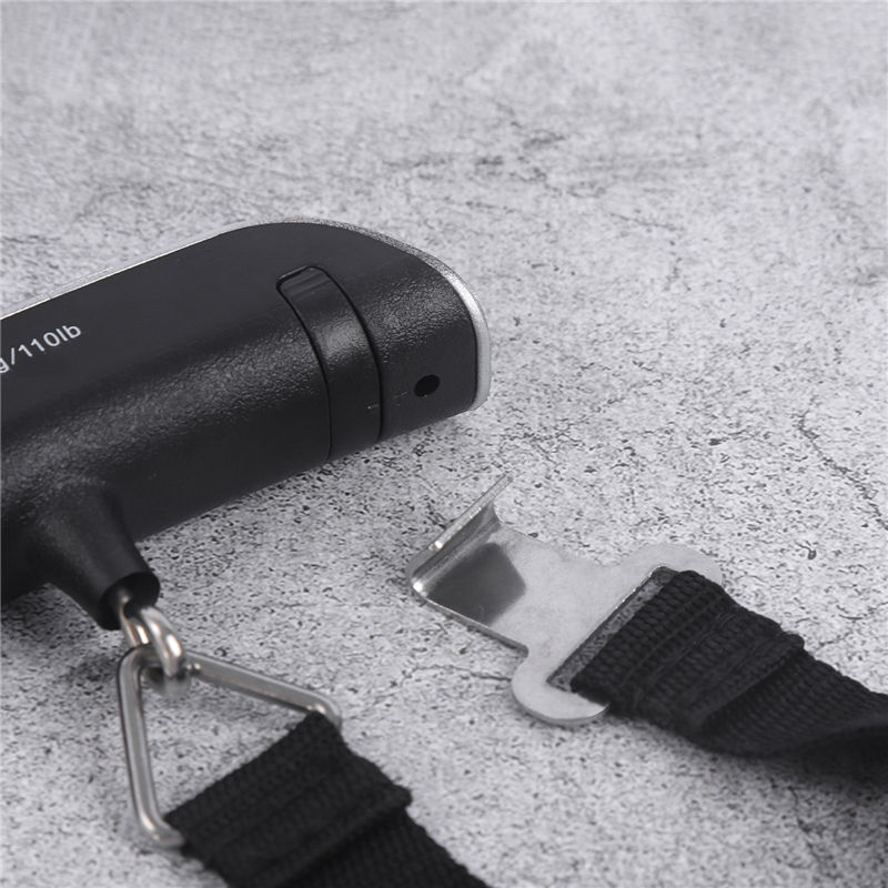 Thumbnail: Portable Scale Digital LCD Display 110lb/50kg Electronic Luggage Hanging Suitcas