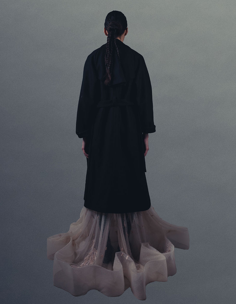 Thumbnail: Wool full trench coat