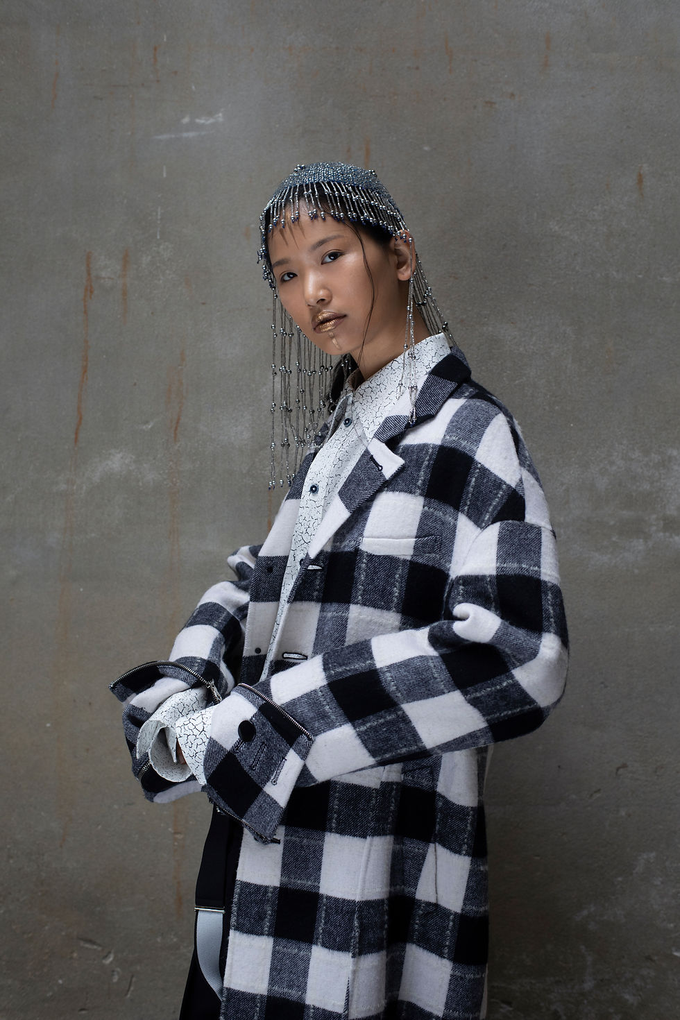 Thumbnail: Unisex double woolen coat
