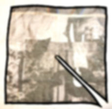 Organza square scarff