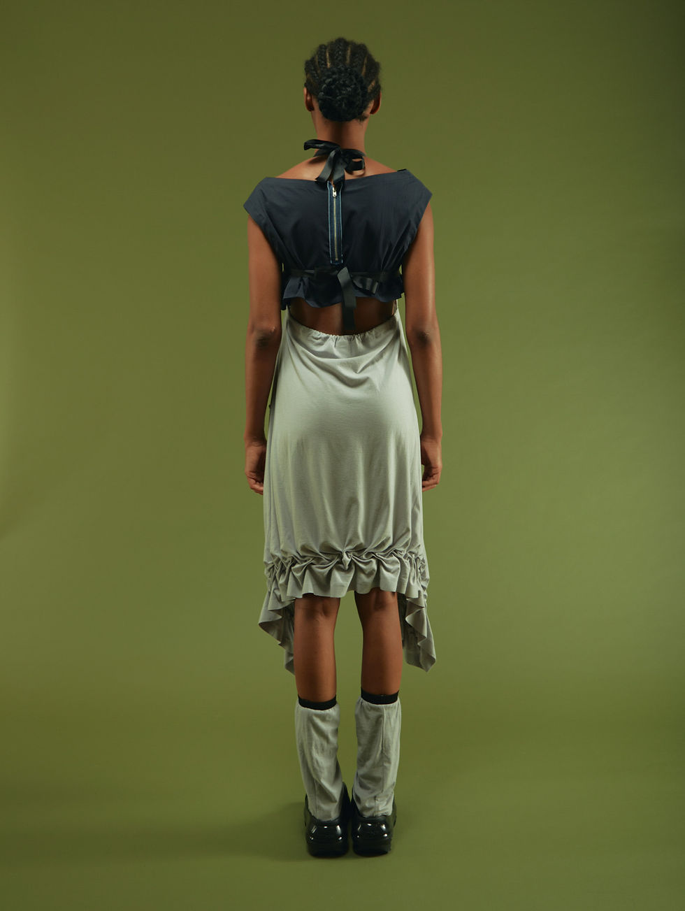 Thumbnail: Jersey smocking dress