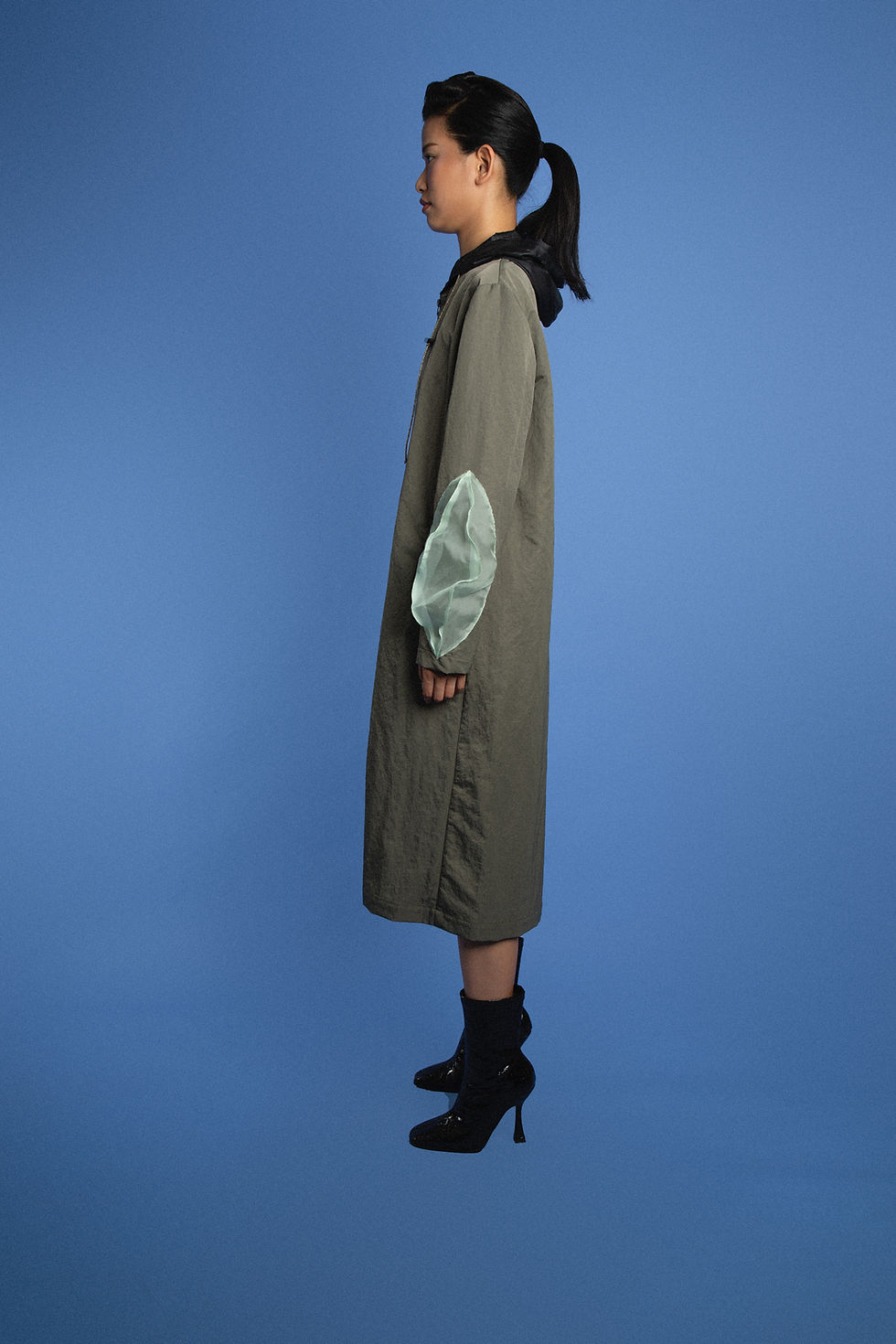 Thumbnail: Long jacket with hood