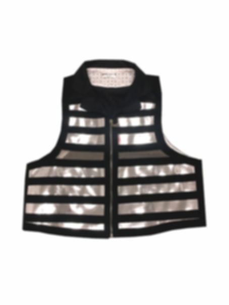Street style sleeveless jacket