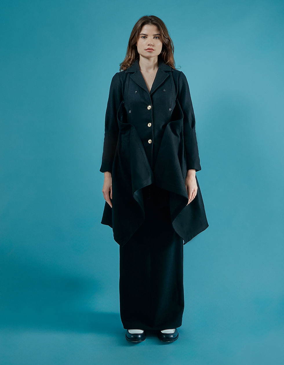 Thumbnail: Single breasted convertible jacket
