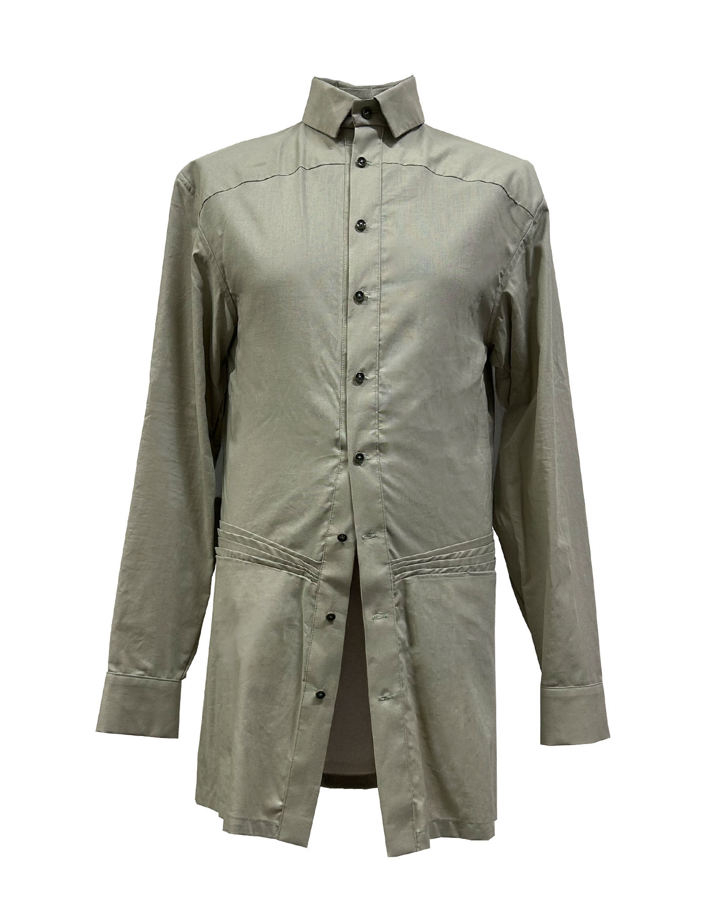 Zero waste cutting long shirt