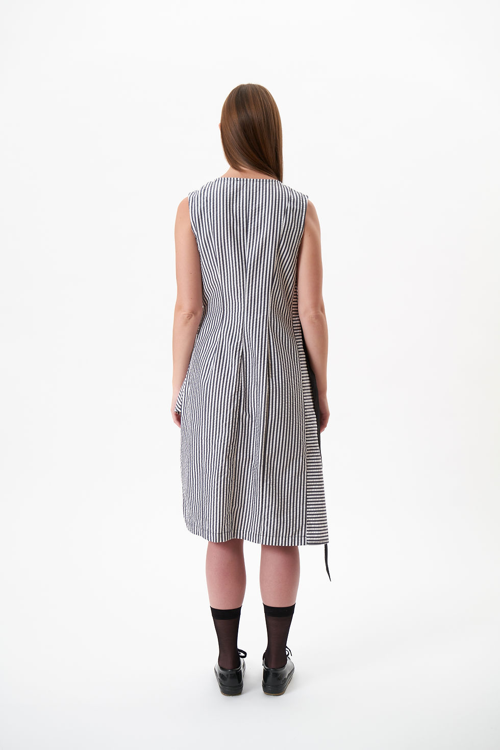Thumbnail: Asymmetric cotton stripe dress