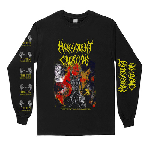 Malevolent Creation The Ten Commandments Long Sleeve | Iron
