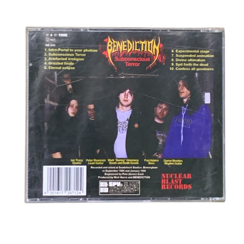 Benediction - Subconscious Terror - CD | Iron Collapse Distro