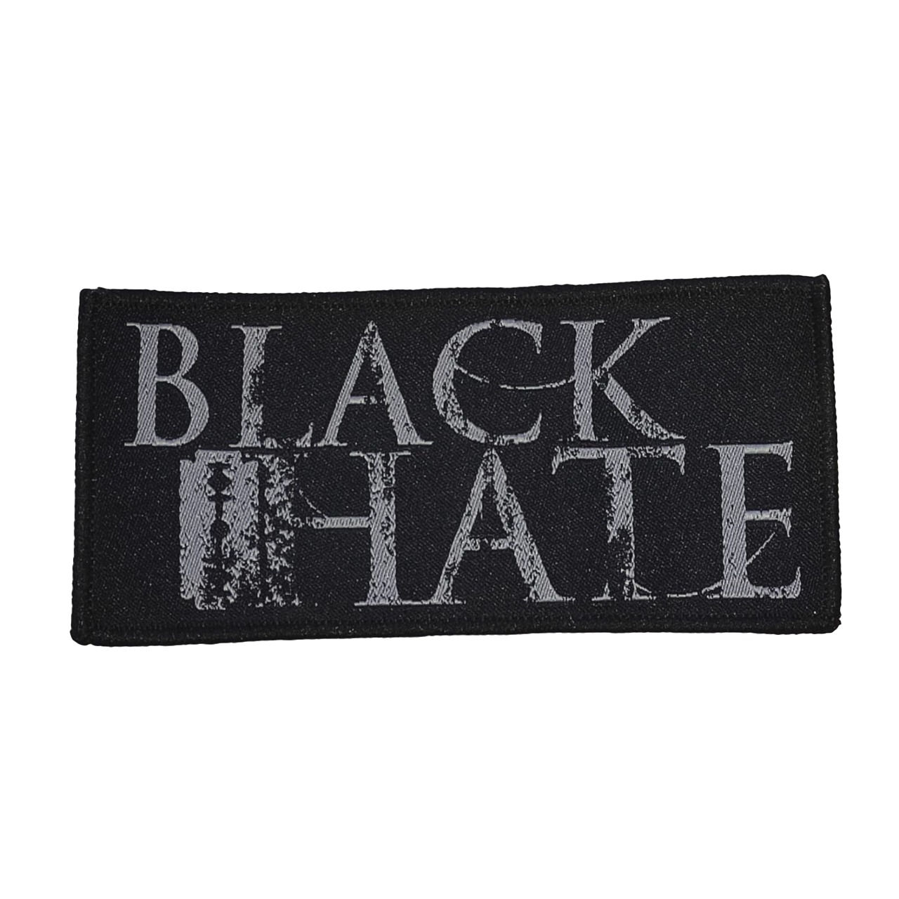 BLACK HATE woven patch