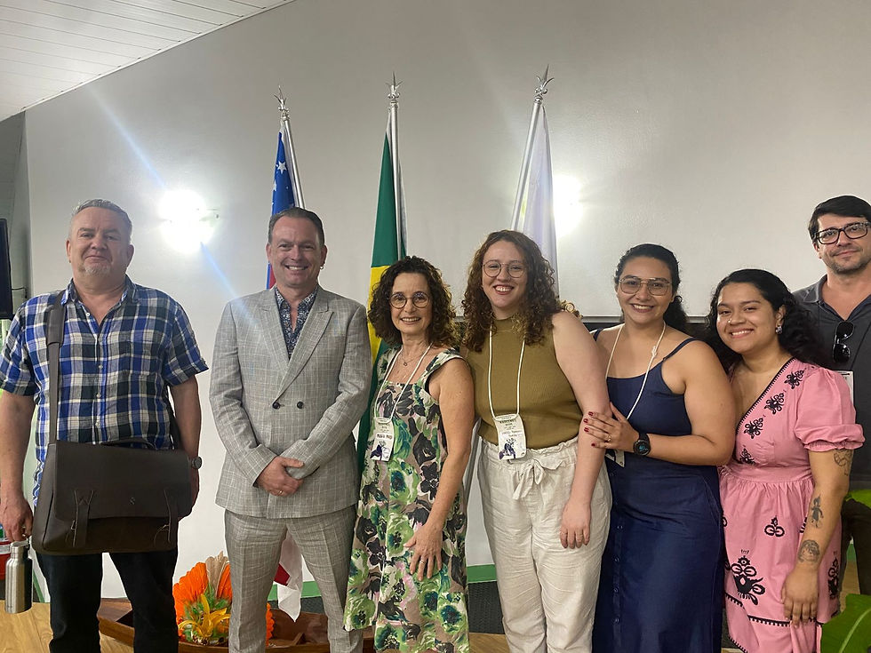 Geco com o professor Greg Garrard