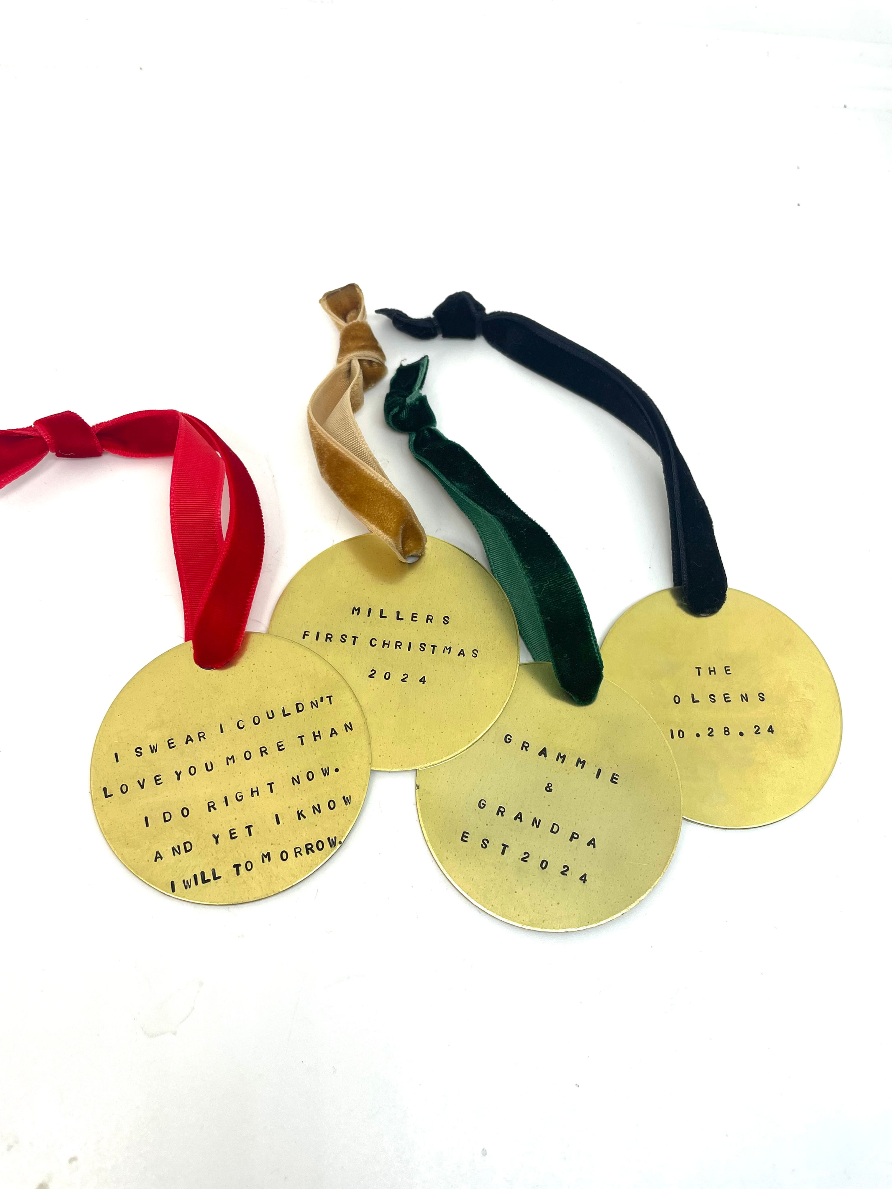 Brass Heirloom Ornament 