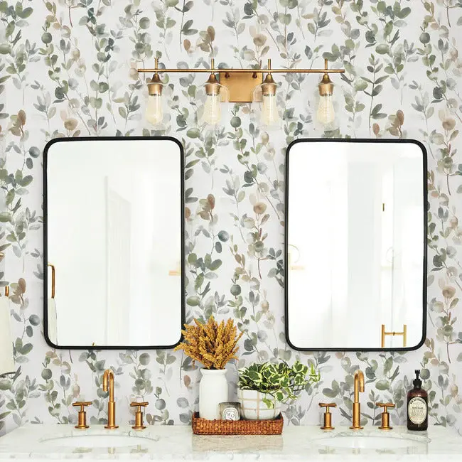 Thumbnail: Joyful Eucalyptus Premium Peel + Stick Wallpaper