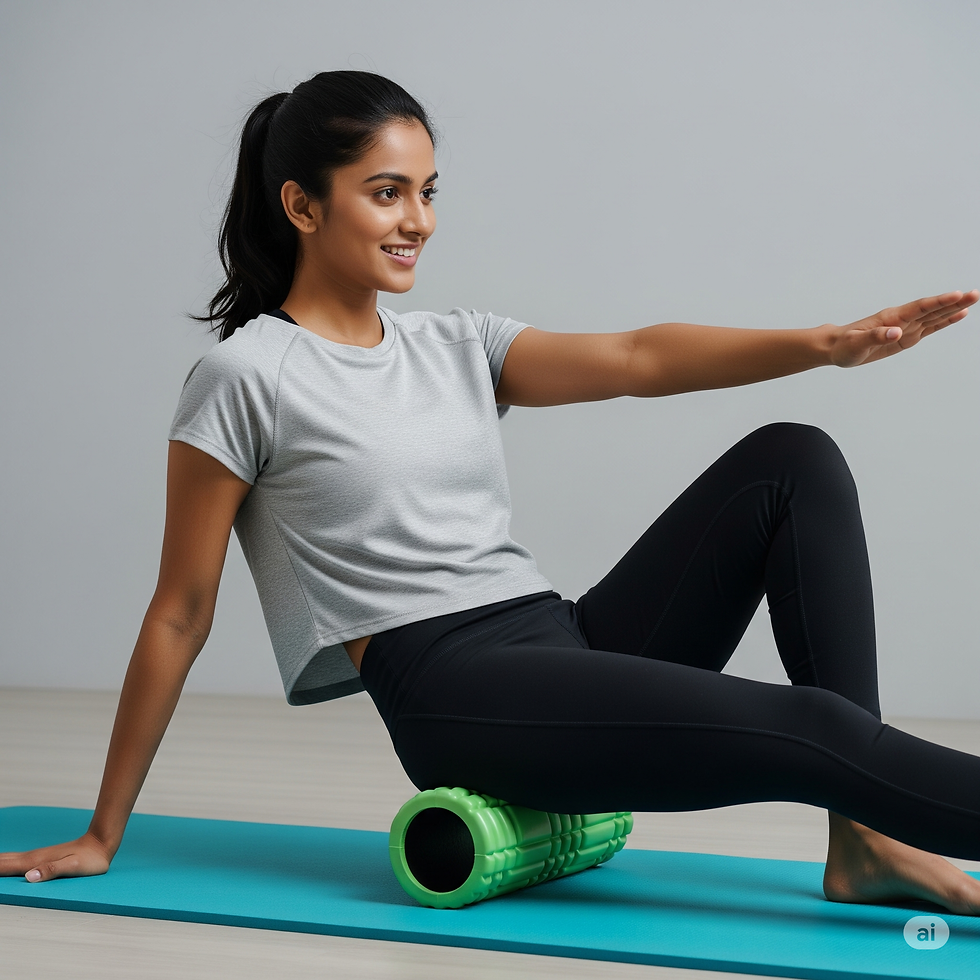 Self-Massage using a foam roller