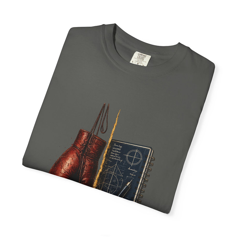 Thumbnail: Left Brain Right Brain Boxing & Notebook Graphic T-Shirt