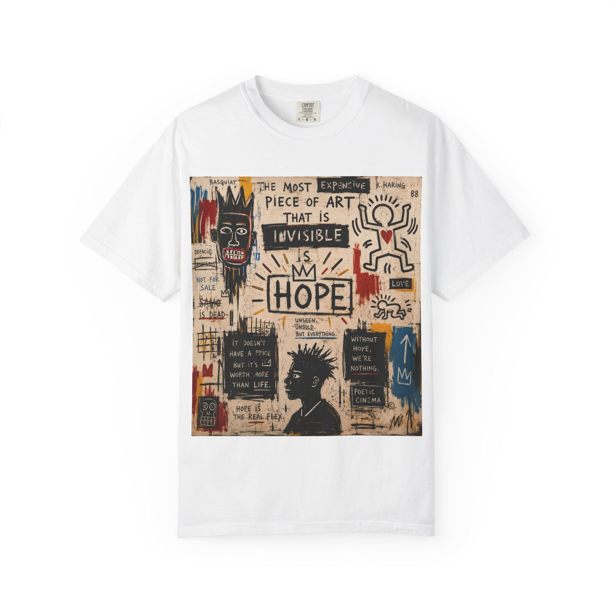 Art-Inspired 'Hope' Graphic T-Shirt