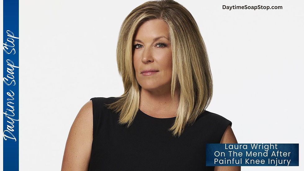 Laura Wright On The Mend After Painful Knee Injury