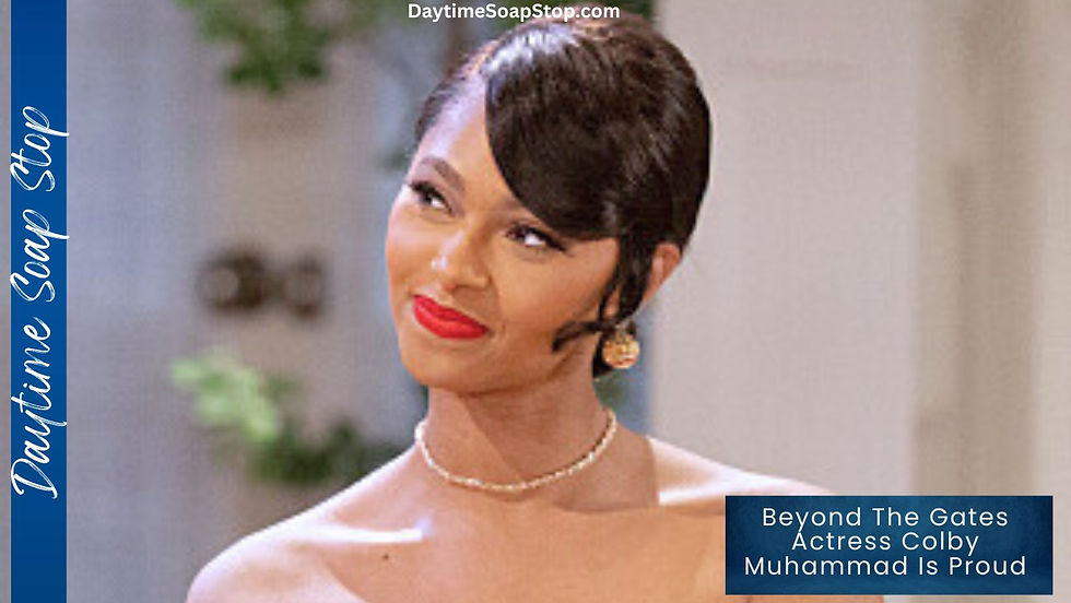 Beyond The Gates Actress Colby Muhammad Shares A Powerful Praise