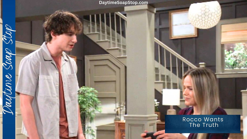General Hospital Spoilers For June 2nd: Rocco Wants The Truth