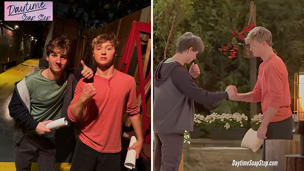GH’s Asher Antonyzyn Takes Fans Behind the Scenes of Danny and Rocco’s Brutal Fight