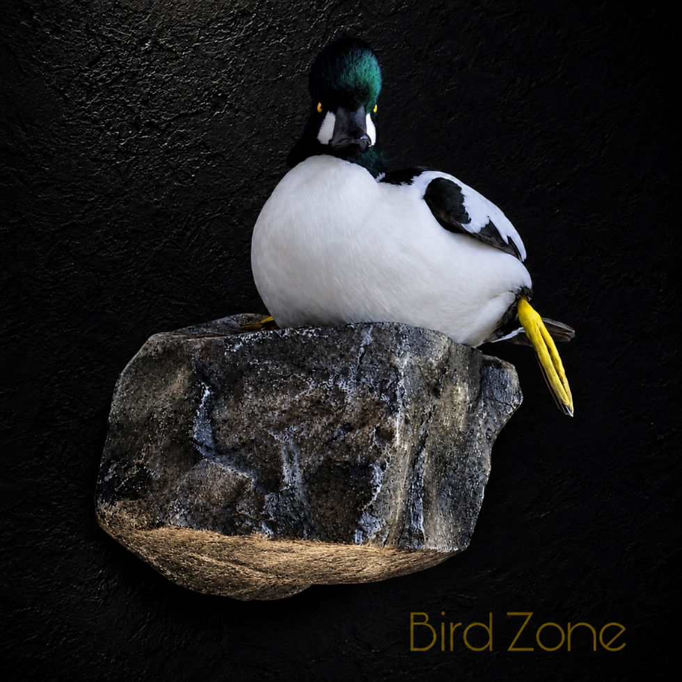Goldeneye On Rock Taxidermy
