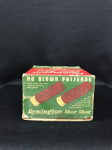 Old Remington Shur Shot Vintage Shot Shell Box 16 Ga 2 3/4