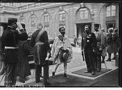 16-5-1924, le prince Taffari à l'Elysée