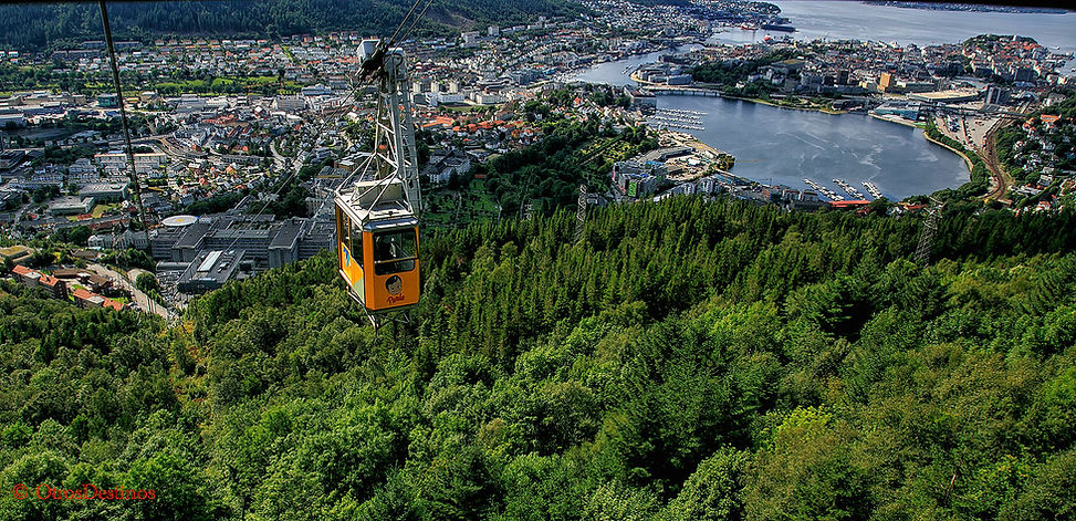 Bergen funicular Fløibanen
