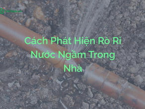 Hóa Đơn Tiền Nước Tăng Đột Biến? Cách Phát Hiện Rò Rỉ Nước Ngầm Trong Nhà