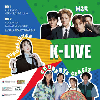 K-Live in Madrid - W24, Chudahye Chagis and Sunwoojunga