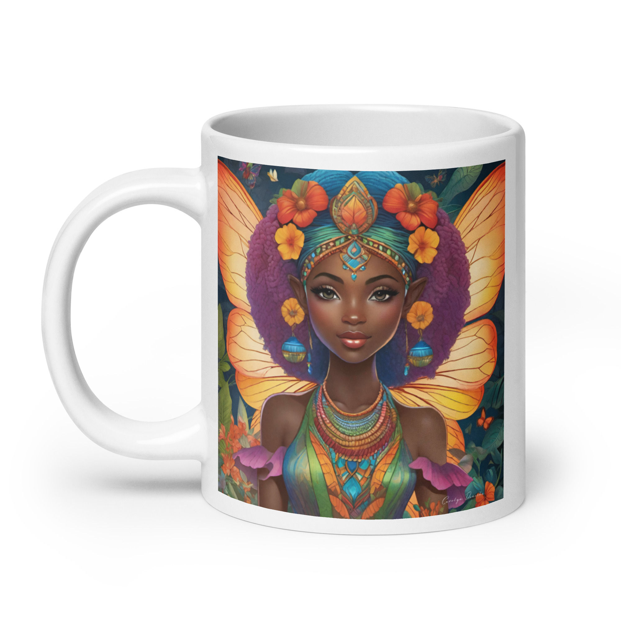 Radiant Blossom Ceramic Mug
