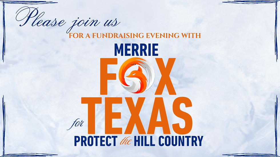 Fundraising Night with Merri Fox for Texas