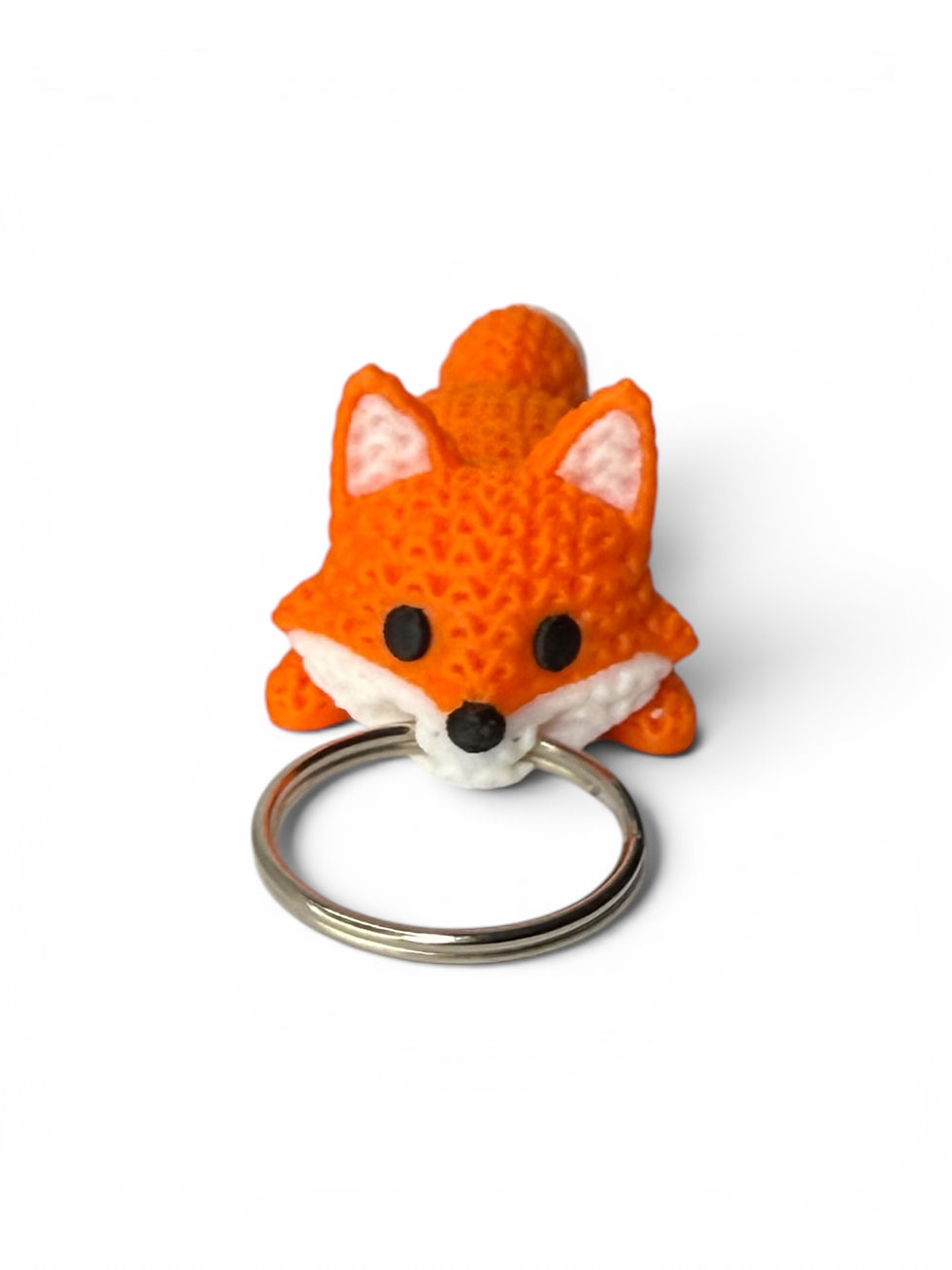 knitted_fox_3d_printed_keychain
