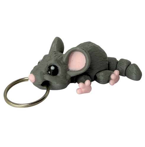 Keychain Computer Mouse Mouse 3d printed keychain