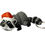 Thumbnail: Raccoon_santa_hat_3d_printed_keychain
